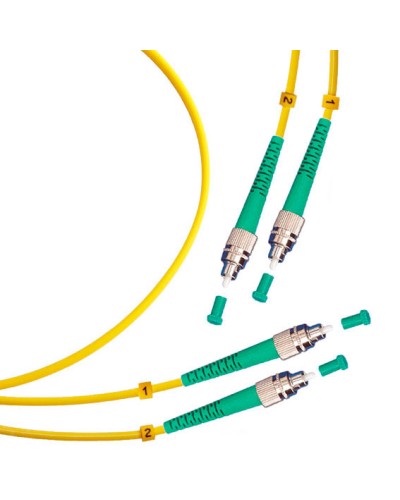 Шнур оптический duplex FC/APC-FC/APC 9/125 sm 25м LSZH Cabeus FOP(d)-9-FC/APC-FC/APC-25m в Новороссийске Патч-корды оптические Pintop.ru