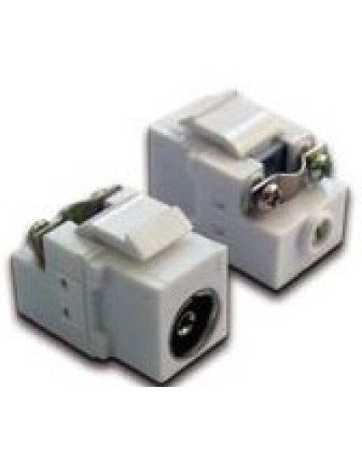 Вставка Keystone TV-розетка, винтовое соединение, белая LANMASTER LAN-OK-TV/S-WH в Новороссийске Коннекторы Pintop.ru