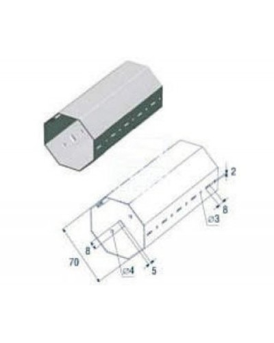 Выходной фланец G12000 Came 119RIG112 в Новороссийске Запчасти для шлагбаумов и автоматики Pintop.ru