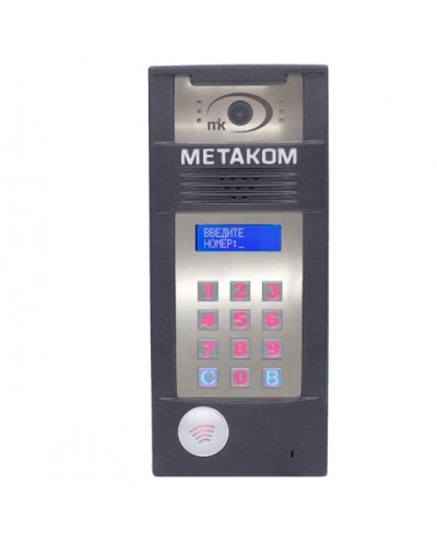Многоабонентый антивандальный блок вызова со встроенной видеокамерой Метаком MК2018-TMRFGV в Новороссийске Блоки вызова многоабонентные Pintop.ru