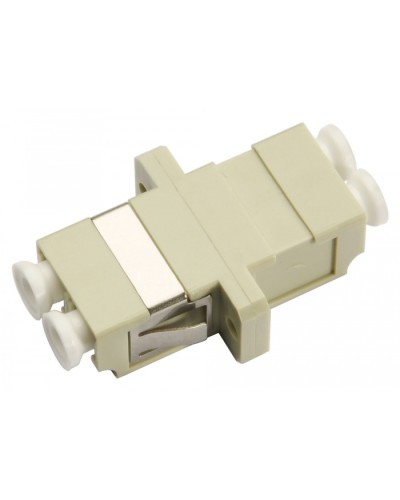 Соединитель проходной LC-LC duplex, MM(для многомодового кабеля) Cabeus DLC-DLC-MM в Новороссийске Проходные адаптеры и розетки оптические Pintop.ru