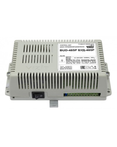 Блок управления домофона Vizit БУД-485Р в Новороссийске Блоки управления многоабонентные Pintop.ru