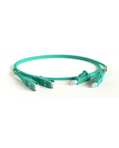 Патч-корд волоконно-оптический Hyperline FC-D2-503-LC/PR-ST/PR-H-15M-LSZH-AQ в Новороссийске Патч-корды оптические Pintop.ru