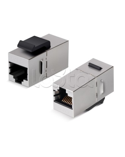 Адаптер проходной Cabeus CA-KJ-8p8c-C5e-SH в Новороссийске Проходные адаптеры RJ-45 и разветвители Pintop.ru