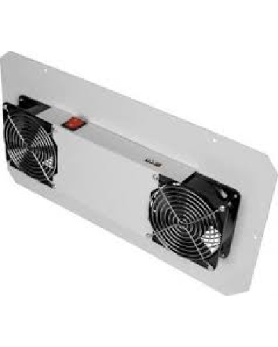 Блок вентиляторный TLK (TLK-FAN2-TERM-GY) для настенных шкафов серии TWC и TWA в Новороссийске Вентиляторные модули Pintop.ru