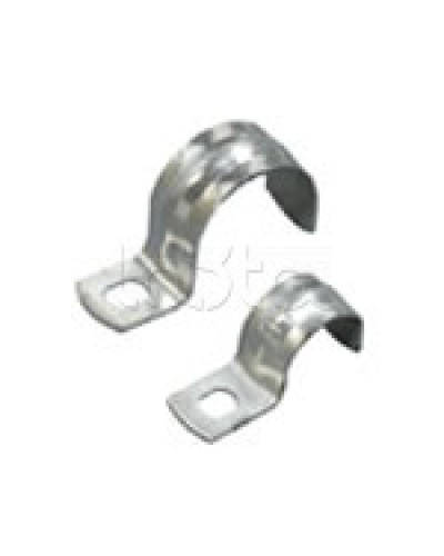 Скоба оцинкованная с одним отверстием для трубы D20мм, м.о. 6,5-5,0мм (1уп=100шт) Экопласт (43720P) в Новороссийске Держатели, клипсы, скобы Pintop.ru