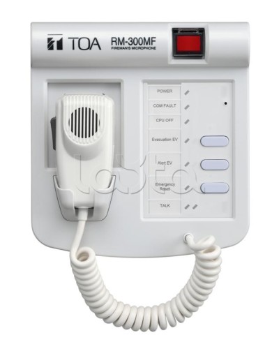 Панель микрофонная пожарная для серии VM-3000 в Новороссийске Системы оповещения и трансляции TOA Pintop.ru