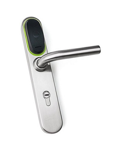 Замок электромеханический для двери IronLogic Eurolock EHT net (серебро) dd = 92 мм в Новороссийске Электромеханические замки Pintop.ru