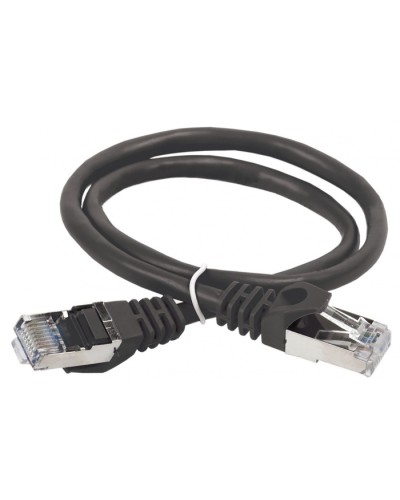 ITK Коммутационный шнур (патч-корд), кат.5Е FTP, 1м, черный (PC09-C5EF-1M) в Новороссийске Патч-корды и пигтейлы Pintop.ru