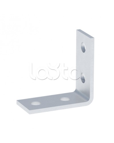 STRUT-пластина угловая 90гр. 4 отверстия HDZ EKF (stpu4-HDZ) в Новороссийске Аксессуары для лотков Pintop.ru