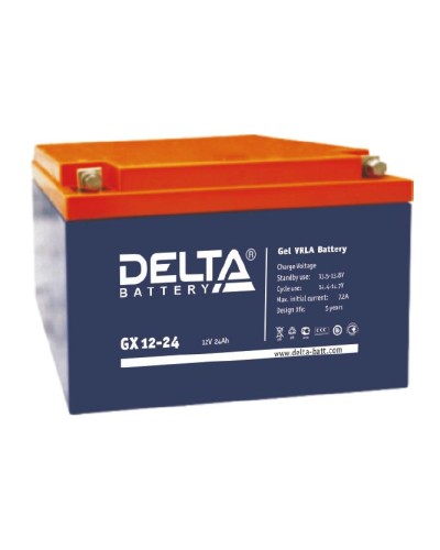 Аккумулятор свинцово-кислотный Delta GX 12-24 в Новороссийске Электротехническое оборудование Pintop.ru