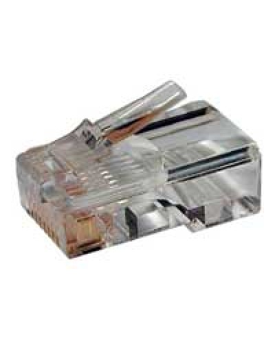 Разъем RJ-45 под витую пару, кат 5 Hyperline PLUG-8P8C-U-C5 в Новороссийске Коннекторы и разъемы Pintop.ru
